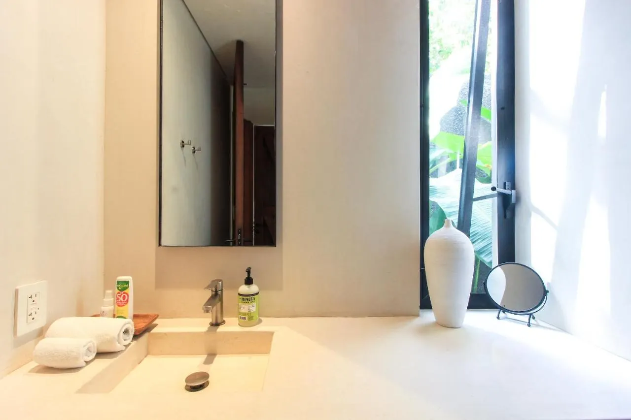 Elegant Boho Style Villa Jungle Views In Rooftop Deck & Outstanding Raw Pool In Holistika Tulum Ferienhaus
