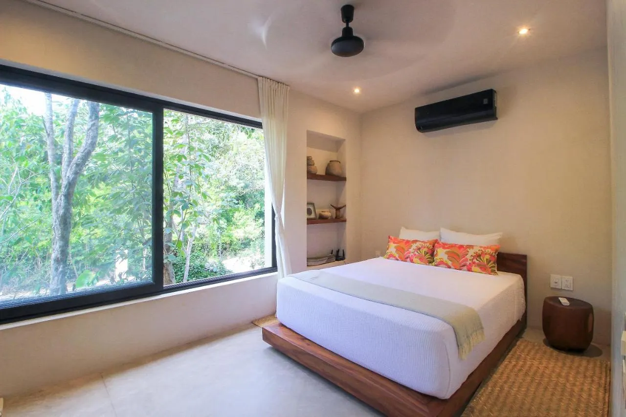 Elegant Boho Style Villa Jungle Views In Rooftop Deck & Outstanding Raw Pool In Holistika Tulum