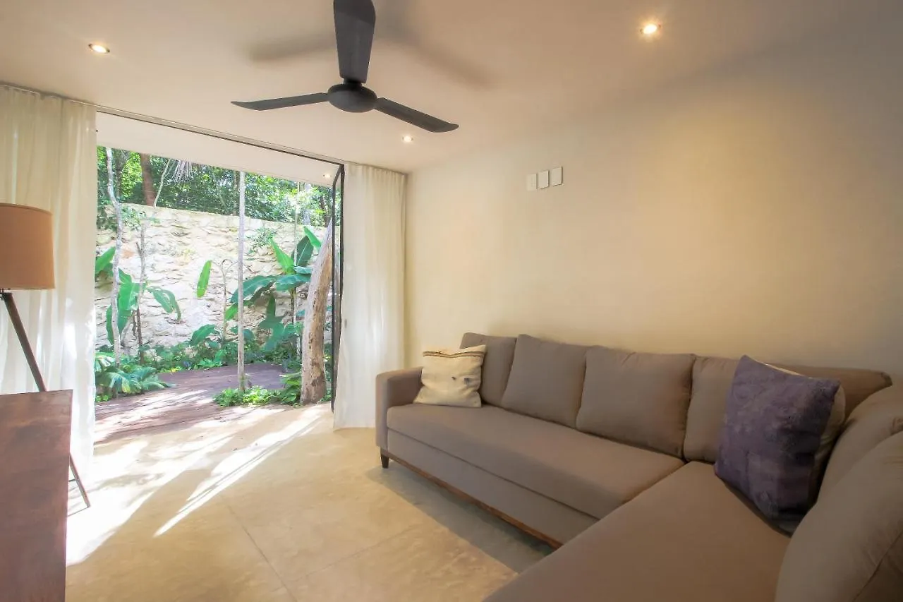 Ferienhaus Elegant Boho Style Villa Jungle Views In Rooftop Deck & Outstanding Raw Pool In Holistika Tulum Mexiko